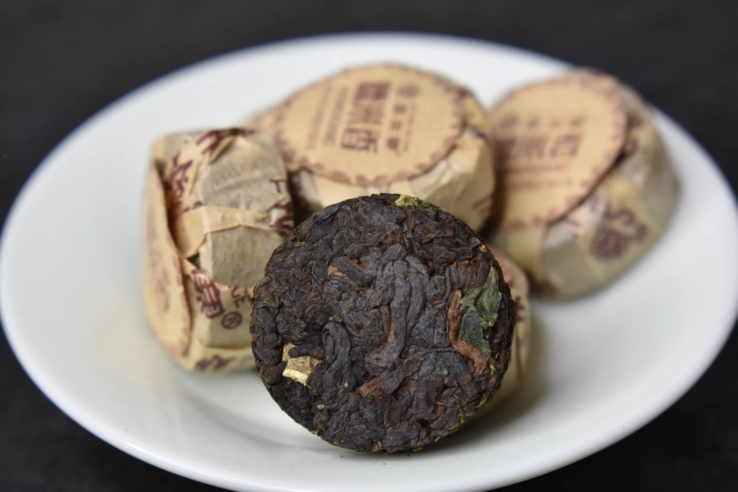 sticky rice pu-er tea cake