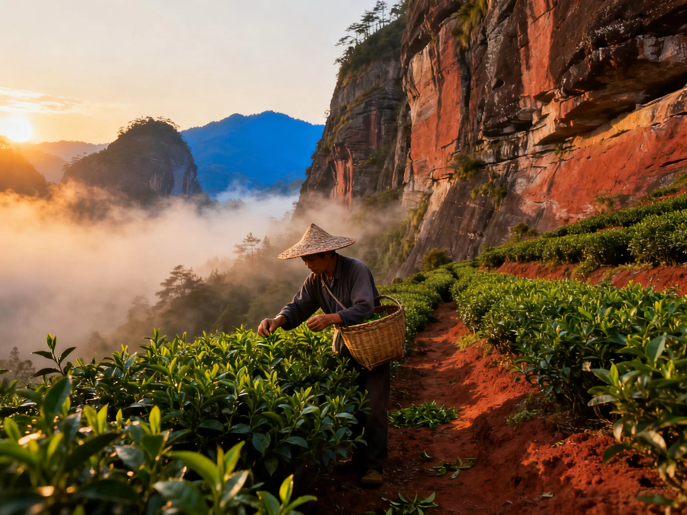 Wuyi Mountain Oolong tea gardens